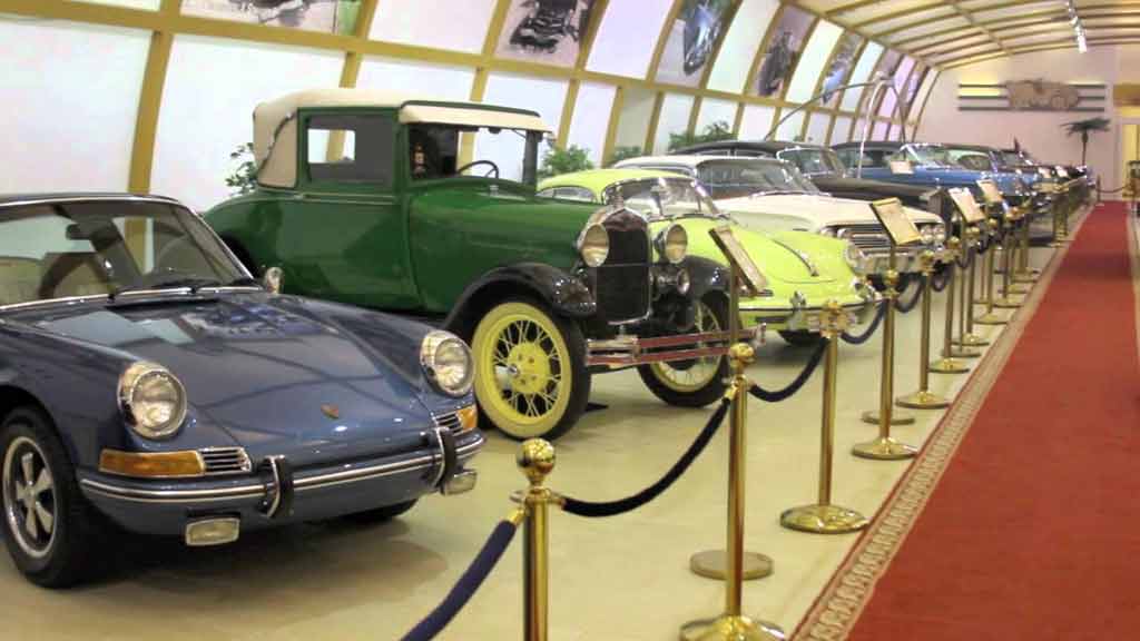 "Vintage Car Collection at Fateh Vilas by Fateh Collection, a historical vintage & classic cars museum in Indore, Madhya Pradesh, India"